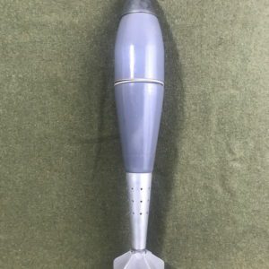 Inert 81MM Mortar with long fins and CP fuze Ordnance www.cdvs.us