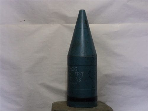 152 MM Inert blue Sheridan light tank projectile (no fuse required)