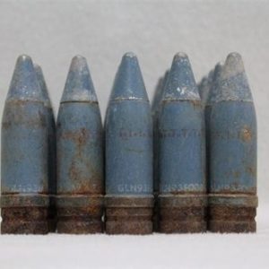 20mm Vulcan TPT projectile, without tracer, washed, grade 1, pack of 25