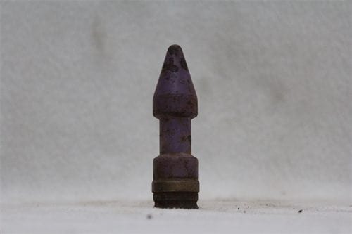 20mm Vulcan proof test projectile, painted purple, hour glass shape, grade-2, Price Each