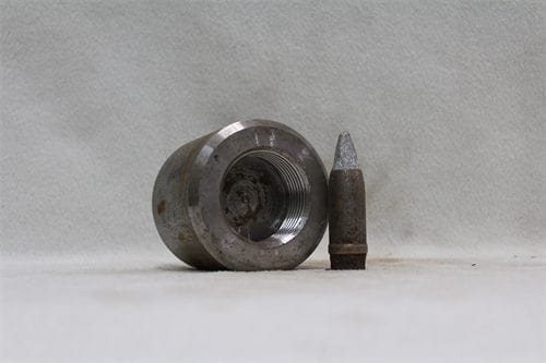 20mm Vulcan steel chamber cap for fuse type cannon (includes 500 grade 3 projectiles), Price Each