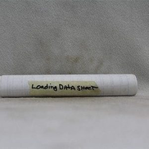 20mm copy of original loading data sheets, Price Each