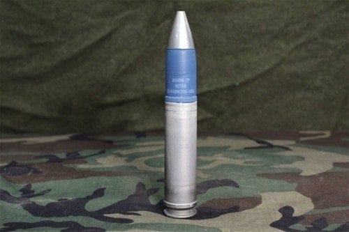 30mm Aden/Deffa aluminum case Taret Practice dummy rd. price each. 30MM www.cdvs.us