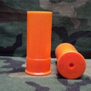 37mm New orange plastic case unprimed