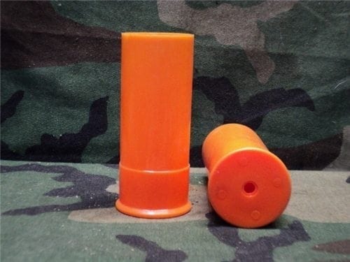 37mm New orange plastic case unprimed