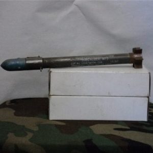 66mm law sub caliber (35mm) fired rocket with safety clip