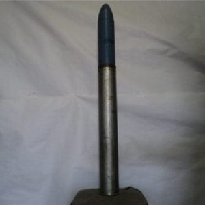 76mm inert SH practice cartridge dummy round with fired projectile