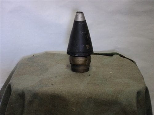 81mm inert standard point detonating. Large type nose fuse