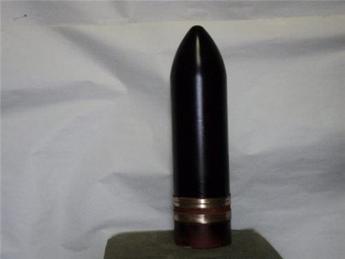 105mm M-393 A2 Base fused inert projectile (HEP)