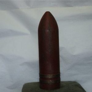 105mm M-393 A2 Base fused inert projectile (HEP) Grade 2 small pitting