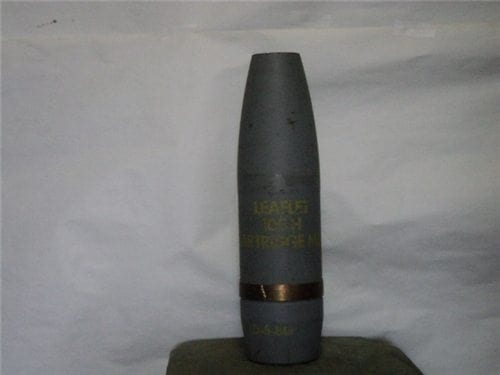 105mm M-84 Leaflet projectile