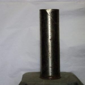 105mm Howitzer fired case, steel wrapped as-is