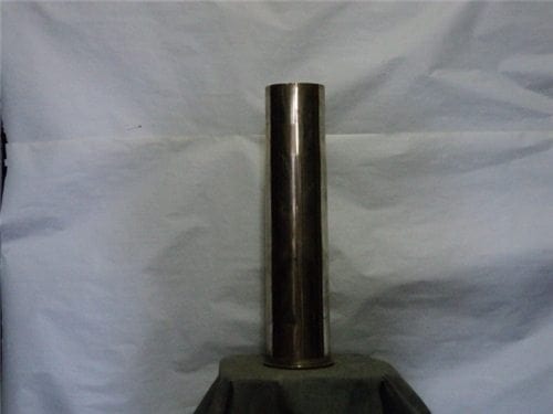 Approximately 105mm polished brass shell marked on base KARTH 231, Juni 1916 5P255, Kari5 RUHF Patronen fabrik