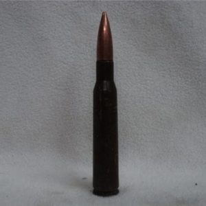12.7 mm Russian live ball ammo with U.S. Bullet. Price per round.