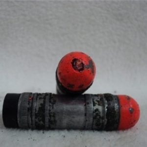 14.5mm U.S. lead projectile Red air burst six second delay. Price per projectile.