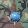 Inert blue practice cluster bomb