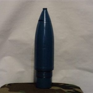 2.75 inch inert short, pointed, steel warhead