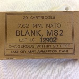 308 U.S Bottle nose blanks M82. 20 round box