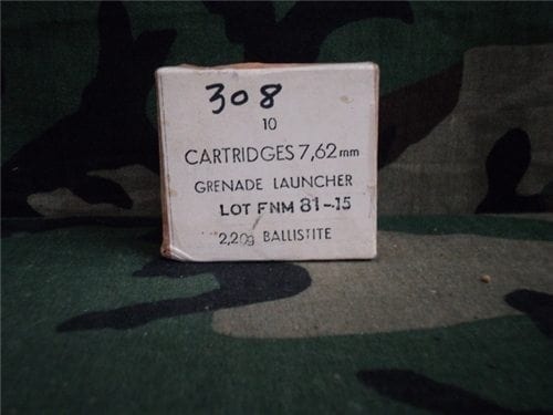 308 Foreign Grenade Launch Blanks in 10 round boxes.