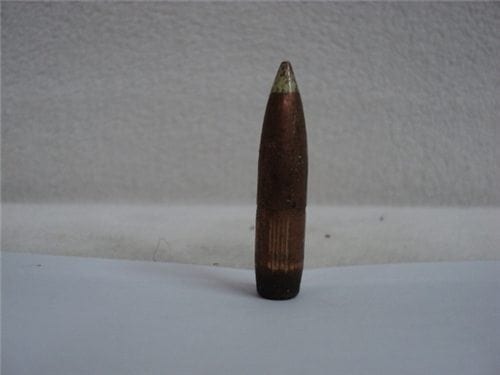 .310 dia white tip bullet, 182 grain boat tail. AP projectile. Price is per projectile.