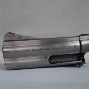 357 Magnum cut barrels. Model 86 or 686, Stainless steel.