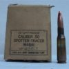 50 cal spotter tracer ammo, M-48-A1, 10 round box.