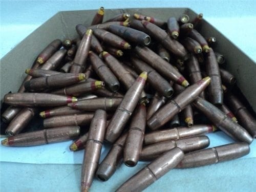 50 cal. Spotter projectiles-Re-sized, 100 projectile pack.