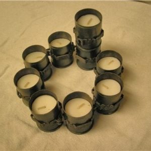 40mm HG fired cases in a circle of 8.