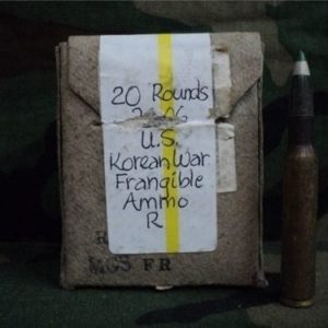 30-06 Korean frangible ammo. 20 round box