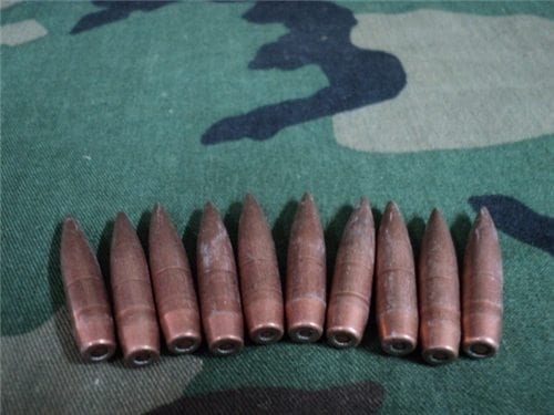30-06 APIT projectiles, These projectiles appear to have a tracer pellet in the base. 10 projectile pack.