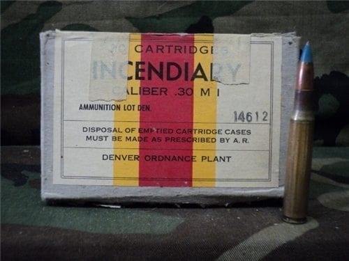 30-06 Denver ordinance incendiary ammo. 5 rounds