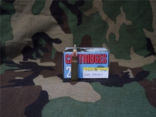 7.62×39 Tear gas ammo. 20 round box