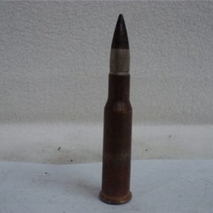 7.62x54R HEI Black tip ammo. With data sheet.