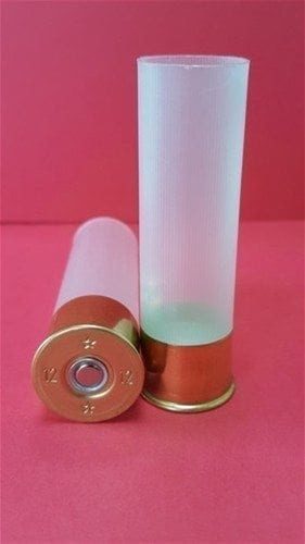 FIOCCHI 12ga 2.75″ 16MM BRASS CLEAR UNSKIVED PRIMED SHOTSHELL HULLS. 500 pack