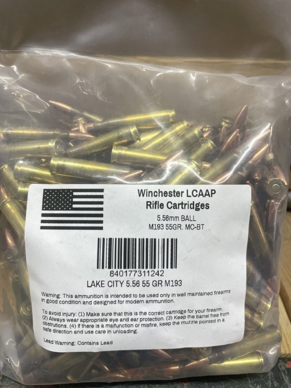 5.56×45-55 grain M193 Lake city ammo. New Products / Sale products www.cdvs.us