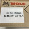 Wolf 223 / 55 Grain Polyformance 223 Rem Bimetal Jacket 55 GR 500Rds 223 / 5.56x45 www.cdvs.us