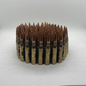 7.62×51 Ball/Tracer ammo linked 4 to 1 in 100 round belt. Tracer Ammo www.cdvs.us