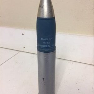 30mm Aden Deffa blue projectile dummy round