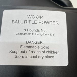 WC 844 From Military Pull Down powder. 8lbs Components www.cdvs.us