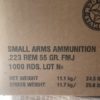 Red Army .223- 55 grain steel case ammo. – 100 rounds 223 / 5.56x45 www.cdvs.us