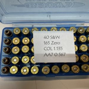 .40 S&W hollow point ammo. 50 round box 40 Caliber www.cdvs.us