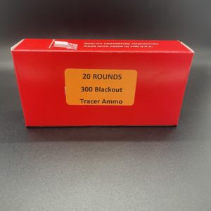 .300 Black out tracer ammo. loaded with M62 tracer projectile. (7.62×35) 20 rounds Ammo www.cdvs.us