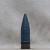 25mm Bushmaster new, blue, tpt projectiles with threaded tracer hole in flat base, Price Each