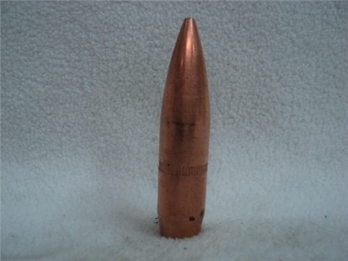 14.5mm AP projectile, B-32, Black tip with copper jacket. These projectiles are not up to test spec but are for warm ups only. They are surrogates made in the US. Price per projectile.