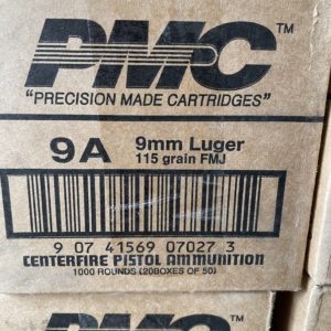 PMC Bronze 9mm 115 Grain. 1000 rd case. 9MM www.cdvs.us