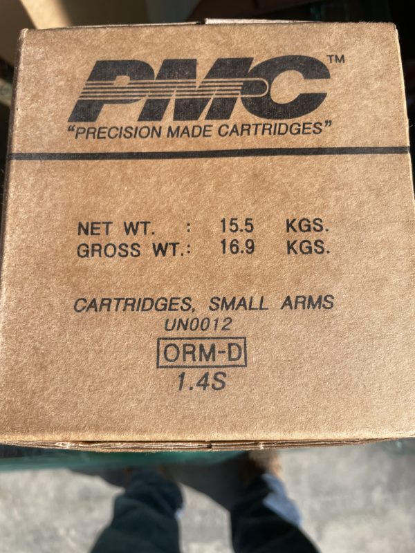 PMC Bronze .40 S&W Ammo 165 Grain Full Metal Jacket. 1000 round case. 40 Caliber www.cdvs.us