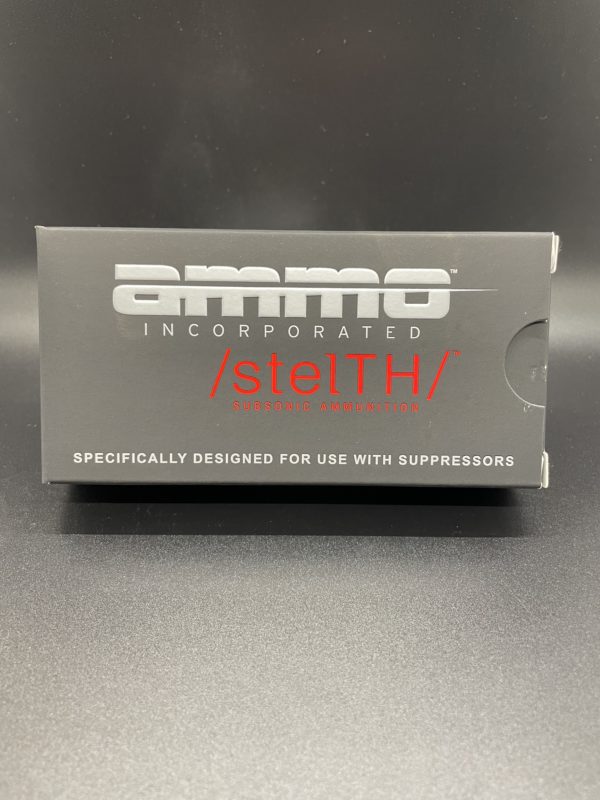 Ammo Inc. SteLTH 9mm 147 Grain Subsonic ammunition. 9MM www.cdvs.us