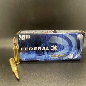 Federal .243 Win Power shock. 20 round box Rifle www.cdvs.us