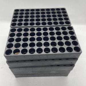 BLACK PLASTIC AMMUNITION TRAY FOR 9MM, 380, .38,  – 50 ROUND CAPACITY. 25 PACK New Products / Sale products www.cdvs.us