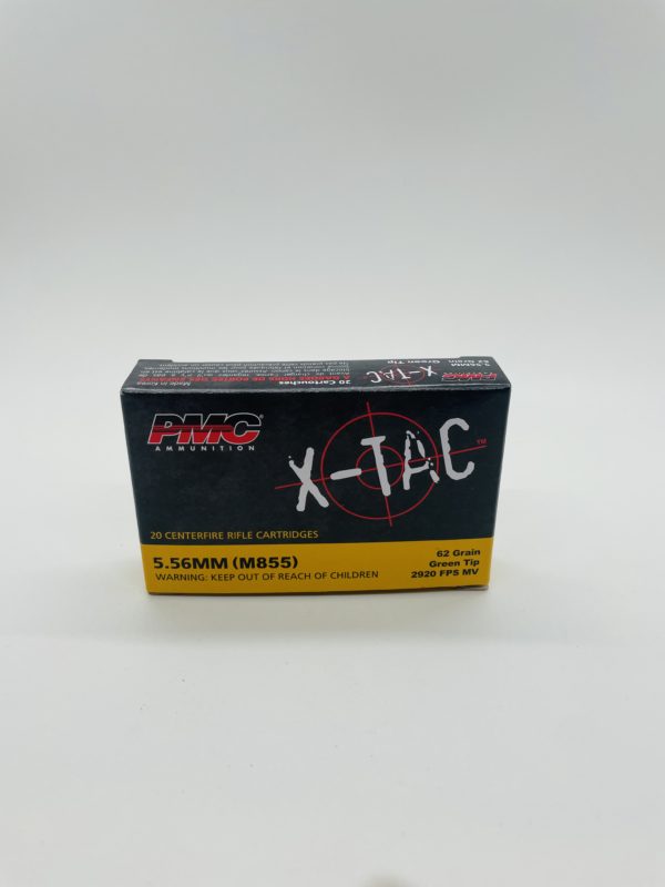PMC X-TAC 5.56 NATO 62 GRAIN GREEN TIP. Limited Supply www.cdvs.us